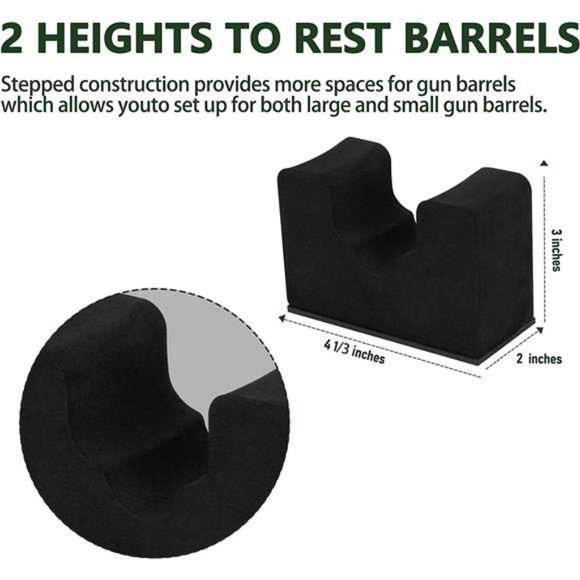 Adoreal 2 Pack Gun Rack for Gun Storage, Gun Safe Accessory Rifle and Shotgun - Picture 6 of 7